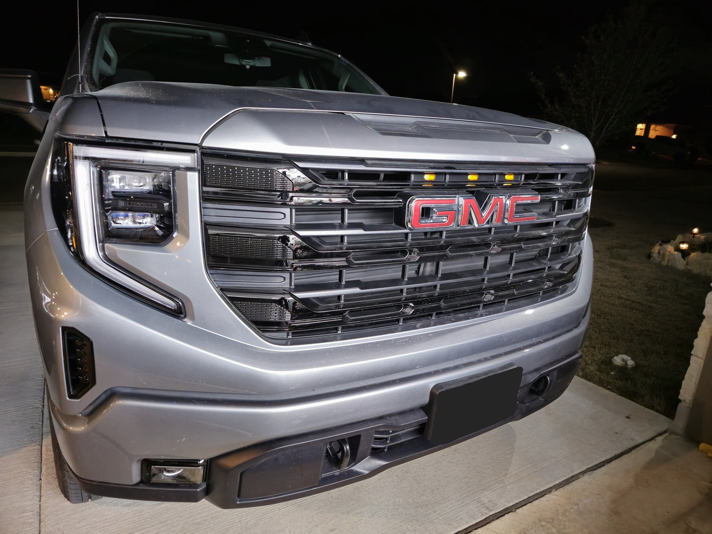 2023+ GMC Sierra Elevation/Pro LED Grill Light Brackets 3D Printed (Raptor Style)