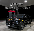 2023+ GMC Canyon LED Grill Light Brackets 3D Printed (Raptor Style)