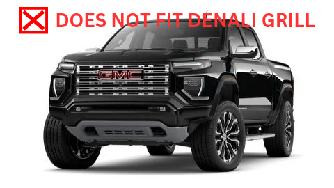 2023+ GMC Canyon LED Grill Light Brackets 3D Printed (Raptor Style)