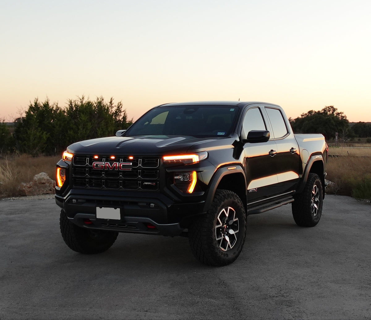 Amber Grille Light Installation