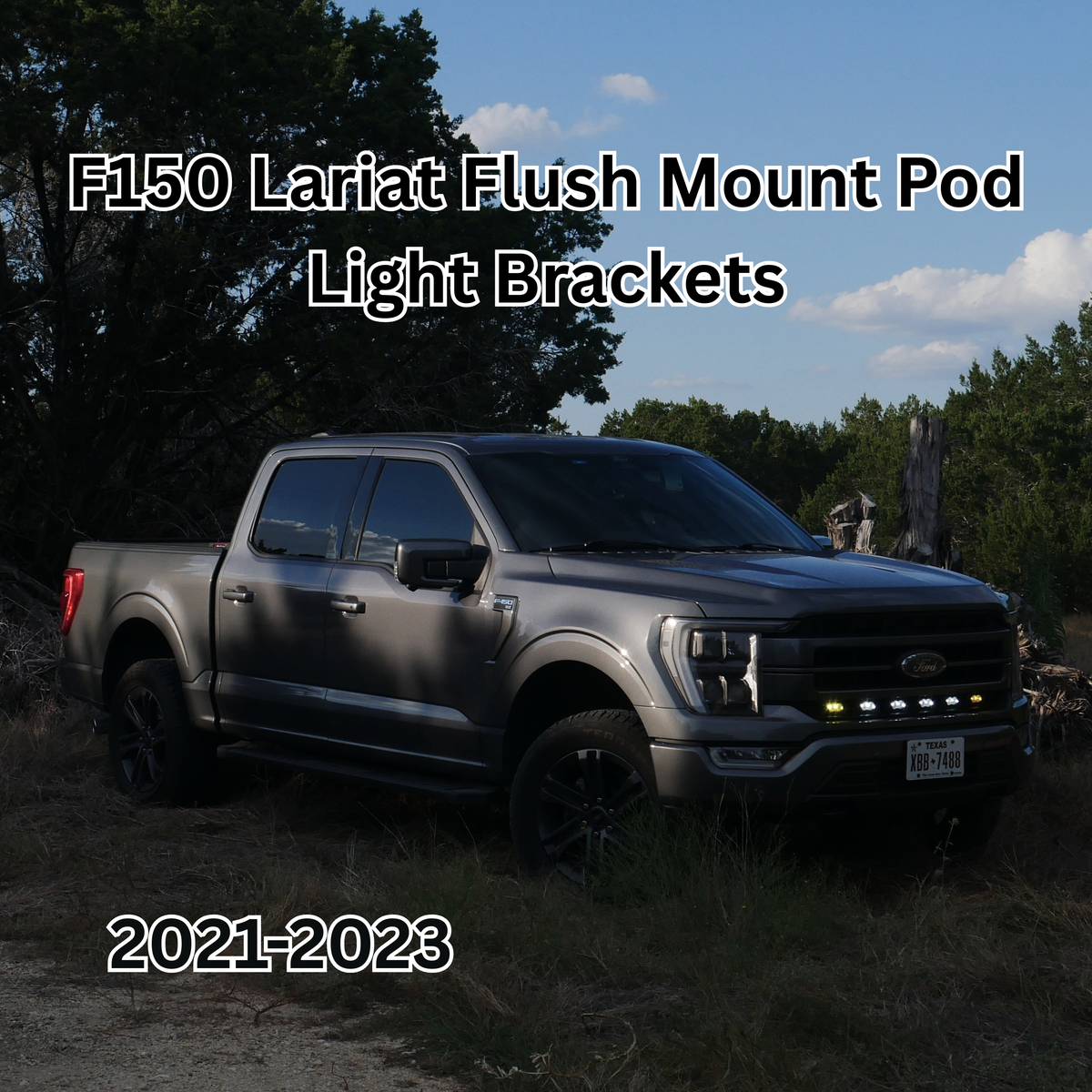 2021-2023 Ford F150 Lariat Flush Mount Pod Light Brackets